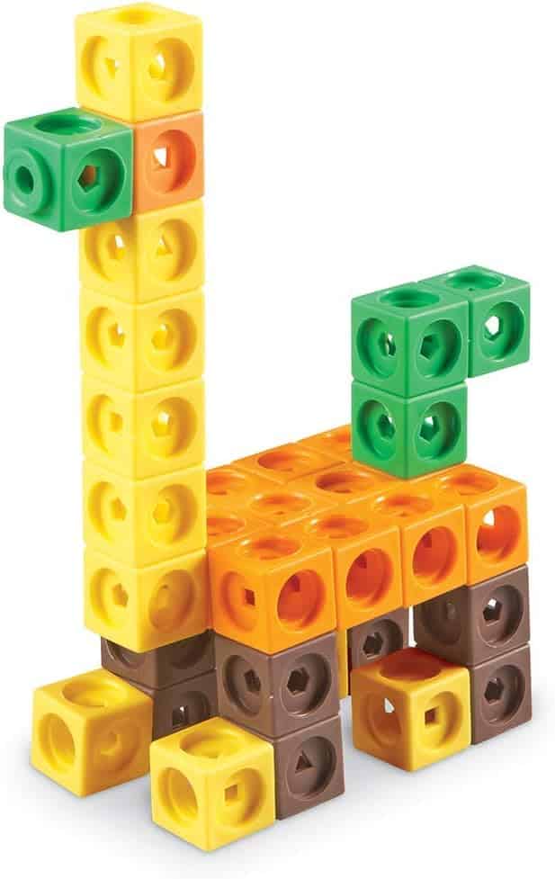 Learning Resources MathLink Cubes Big Builders - Set of 200 Cubes, Ages 5+, Develops Early Math Skills, STEM Toys, Math Games for Kids, Math Cubes for Kids - Image 4