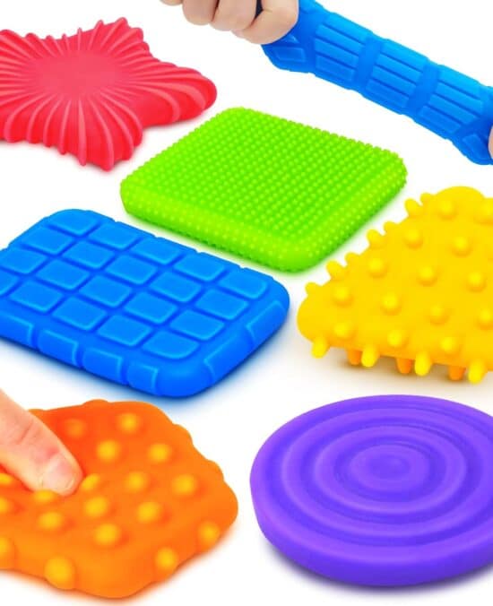 Squishy Sensory Toys for Kids Toddlers: Super Soft & Textured Sensory Fidget Toy for Autistic Children Special Needs | Stress Calming Toys for Kids | Baby Stocking Stuffers Fidget Toy for Autism, ADHD