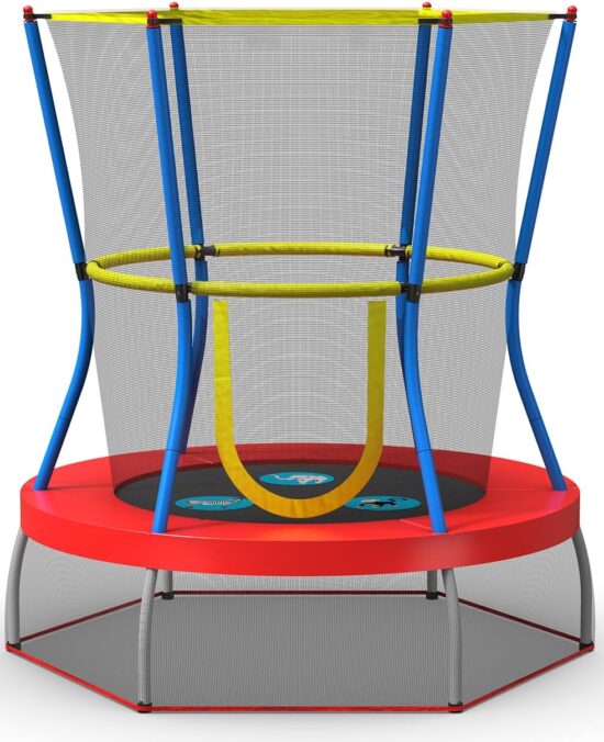 Skywalker Trampolines Mini Trampoline with Enclosure Net