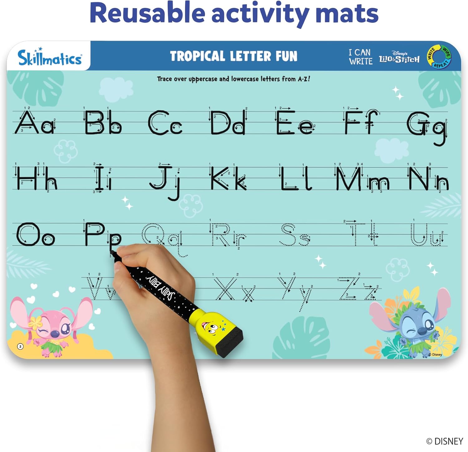 Skillmatics I Can Write - Reusable Preschool Learning Activities, Educational Toy and Game, Back to School Supplies, Gifts for Students, Kids, Toddlers Ages 3, 4, 5, 6 - Image 3