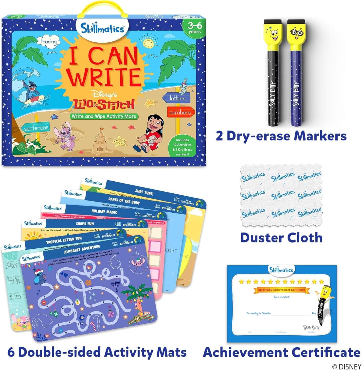 Skillmatics I Can Write - Reusable Preschool Learning Activities, Educational Toy and Game, Back to School Supplies, Gifts for Students, Kids, Toddlers Ages 3, 4, 5, 6 - Image 9