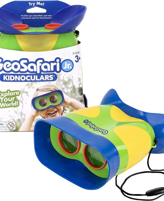 Educational Insights GeoSafari Jr. Kidnoculars, Binoculars for Toddlers & Kids, Easter Basket Stuffers for Kids, Gift for Toddlers Ages 3+