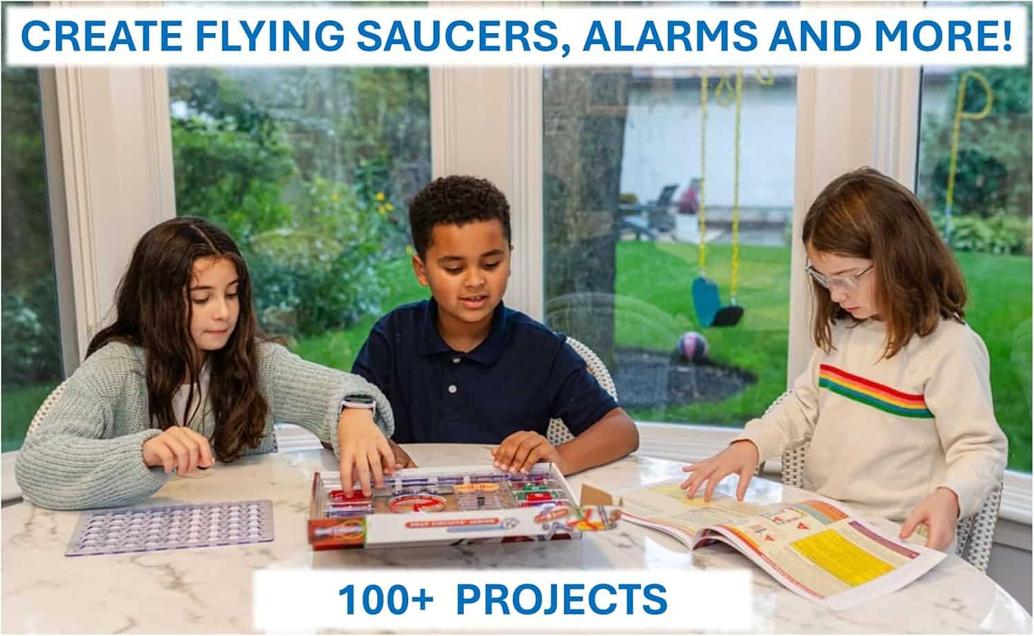 Snap Circuits Jr. SC-100 Electronics Exploration Kit, Over 100 Projects, Full Color Project Manual, 28 Parts, STEM Educational Toy for Kids 8 + - Image 7