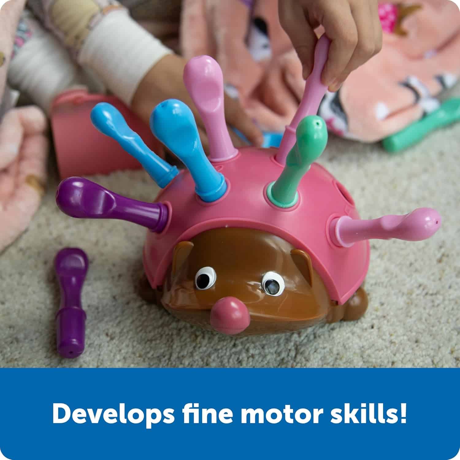 Learning Resources Spike The Fine Motor Hedgehog - Toddler Montessori Toys, Stacking Shape, Gifts For Boys And Girls, Sorting And Matching Skill Activities, Educational Games, Kindergarten - Image 3