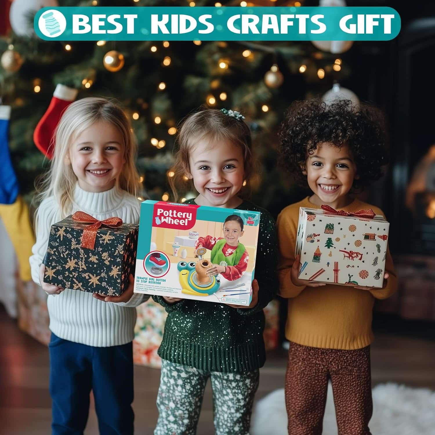 Pottery Wheel for Kids - Complete Art Supplies Arts & Crafts Kit, Crafts for Girls 8-12, Girls Boy Toys Birthday Halloween Christmas Gift for Kids Ages 6 7 8 9 10 11 12+, (Snail) - Image 7