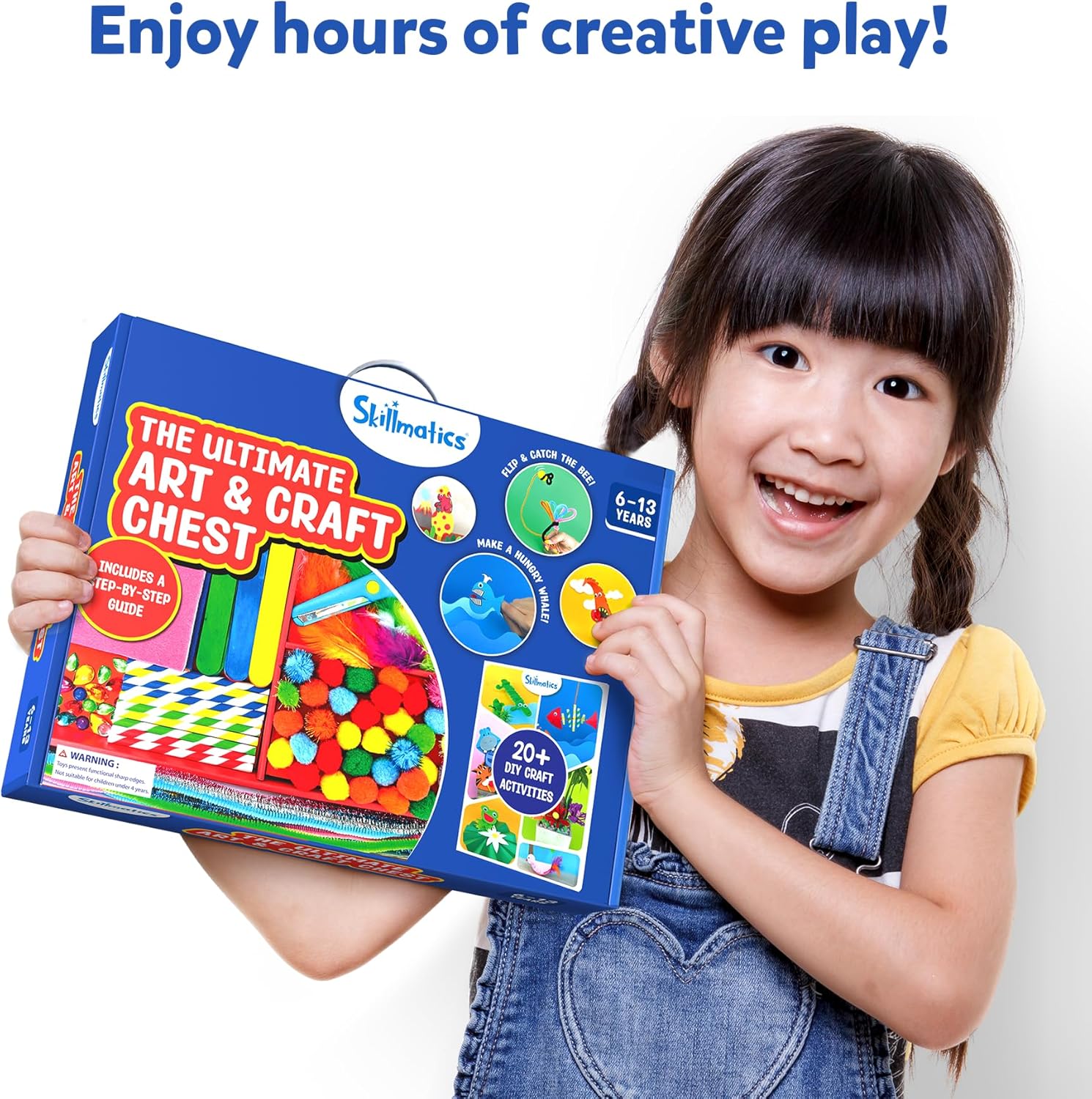 Skillmatics Ultimate Art & Craft Kit for Kids - 2000+ Pieces, DIY Craft Supplies with Step-by-Step Guide, Creative Activity Set & Gifts for Girls & Boys Ages 6, 7, 8, 9, 10, 11, 12, 13 - Image 8