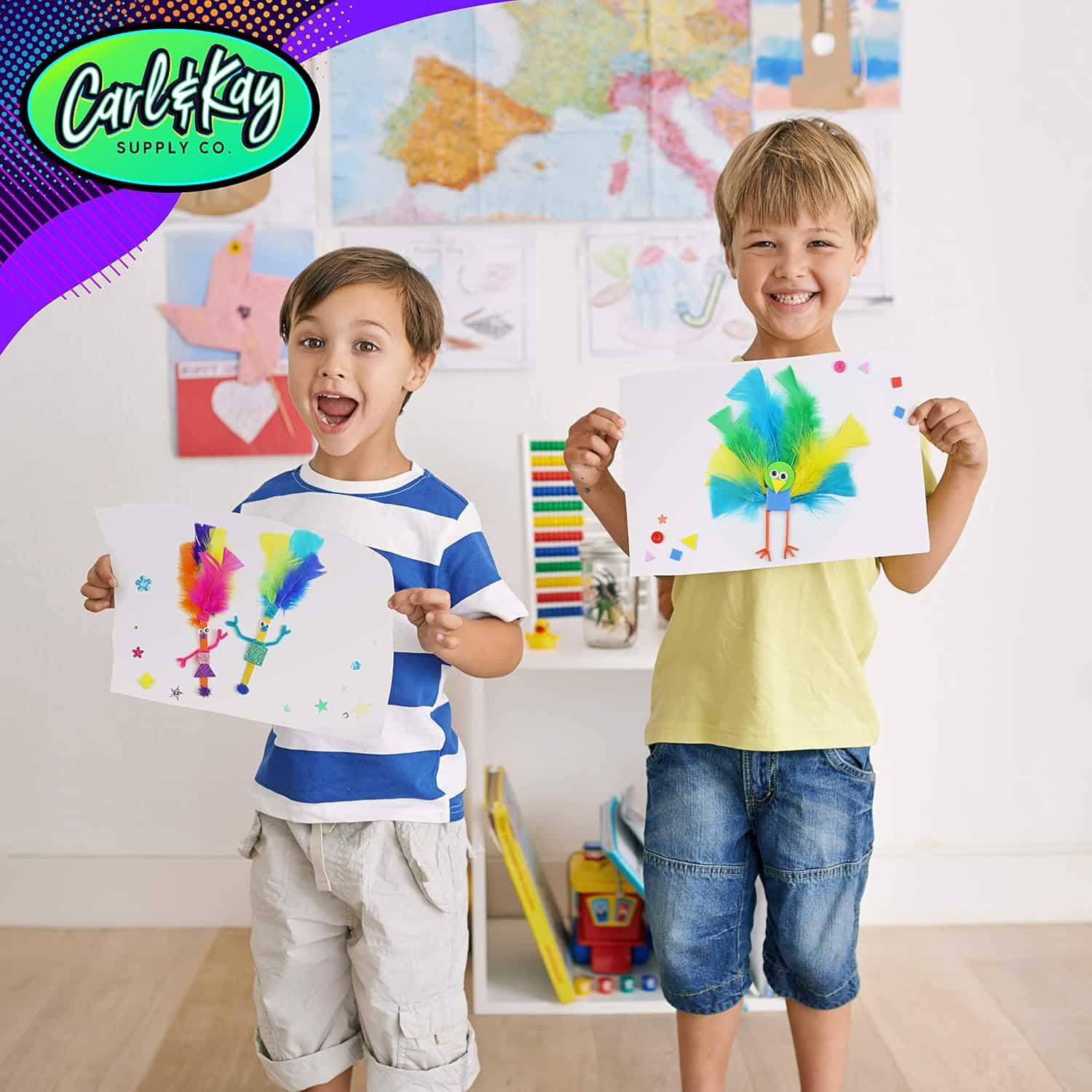 Arts & Crafts Supplies Kits & Materials Set for Kids, Toddler - Carl & Kay - Image 3