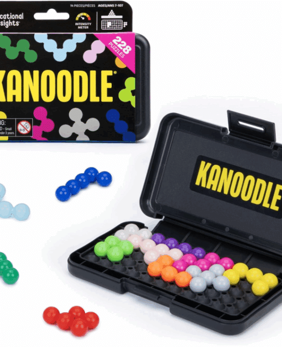 Educational Insights Kanoodle 3D Brain Teaser Puzzle Game, Featuring 200 Challenges, Easter Basket Stuffers for Kids, Gift for Ages 7+