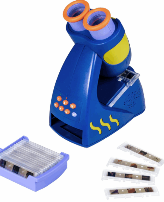 Educational Insights GeoSafari Jr. Talking Microscope Featuring Bindi Irwin: Microscope for Kids, STEM & Science Toy, Interactive Learning, Ages 3+