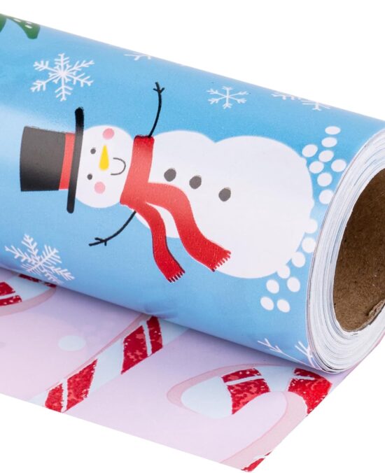 LeZakaa Christmas Pink Wrapping Paper