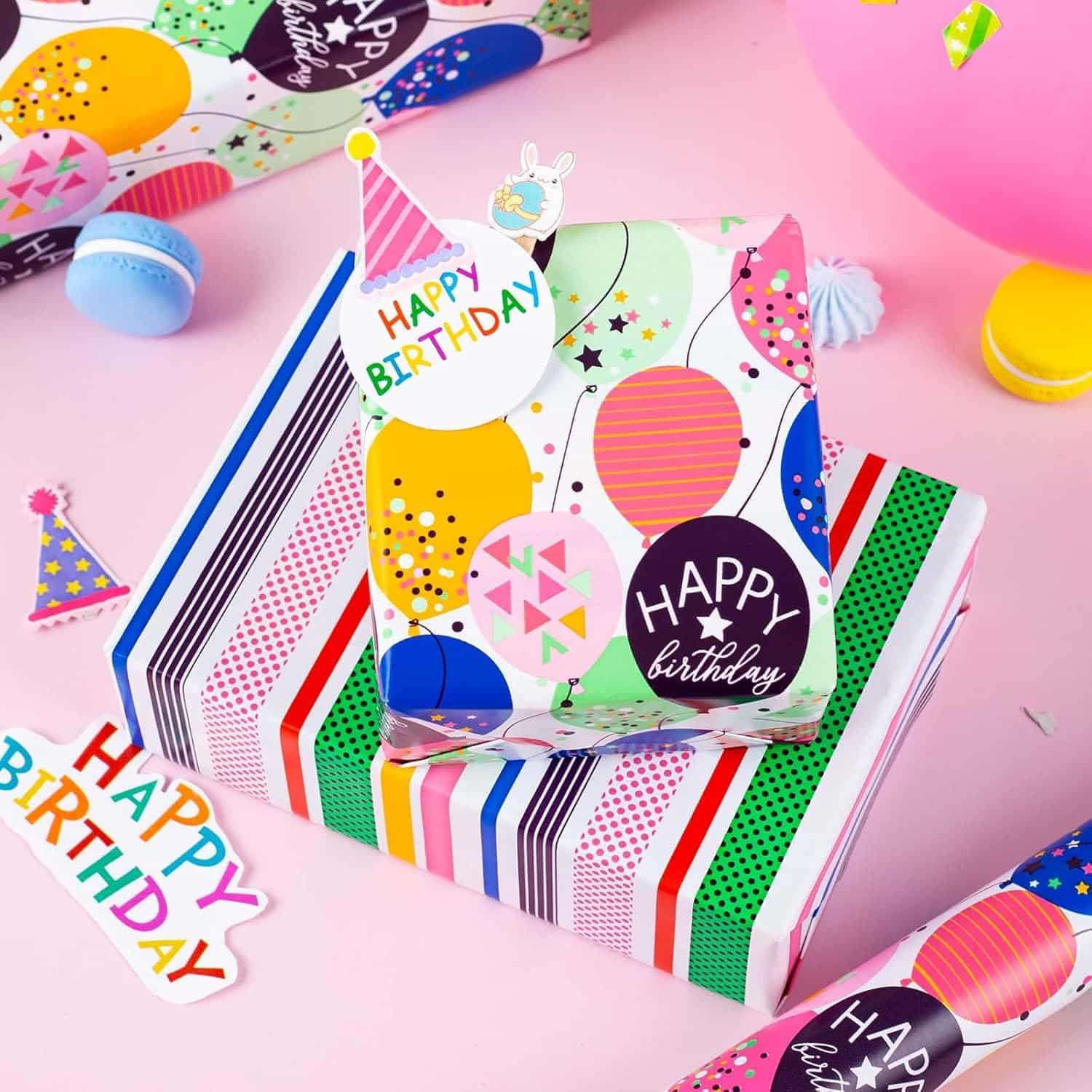MAYPLUSS Birthday Gift Wrapping Paper - Image 4