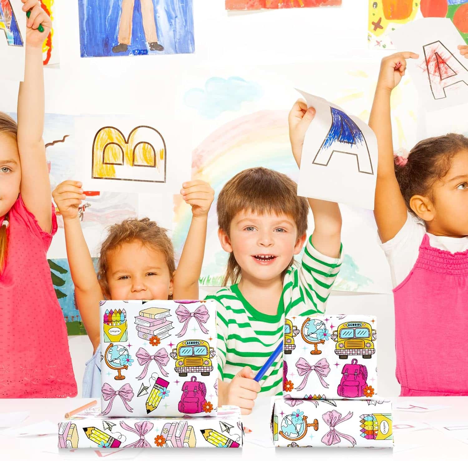 JarThenaAMCS Back to School Wrapping Paper - Image 6