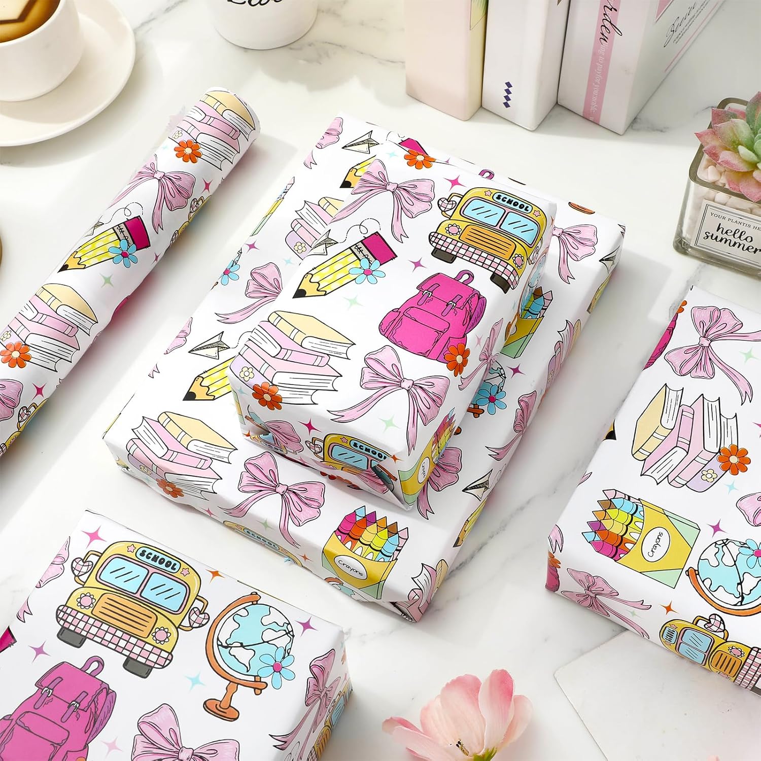 JarThenaAMCS Back to School Wrapping Paper - Image 4