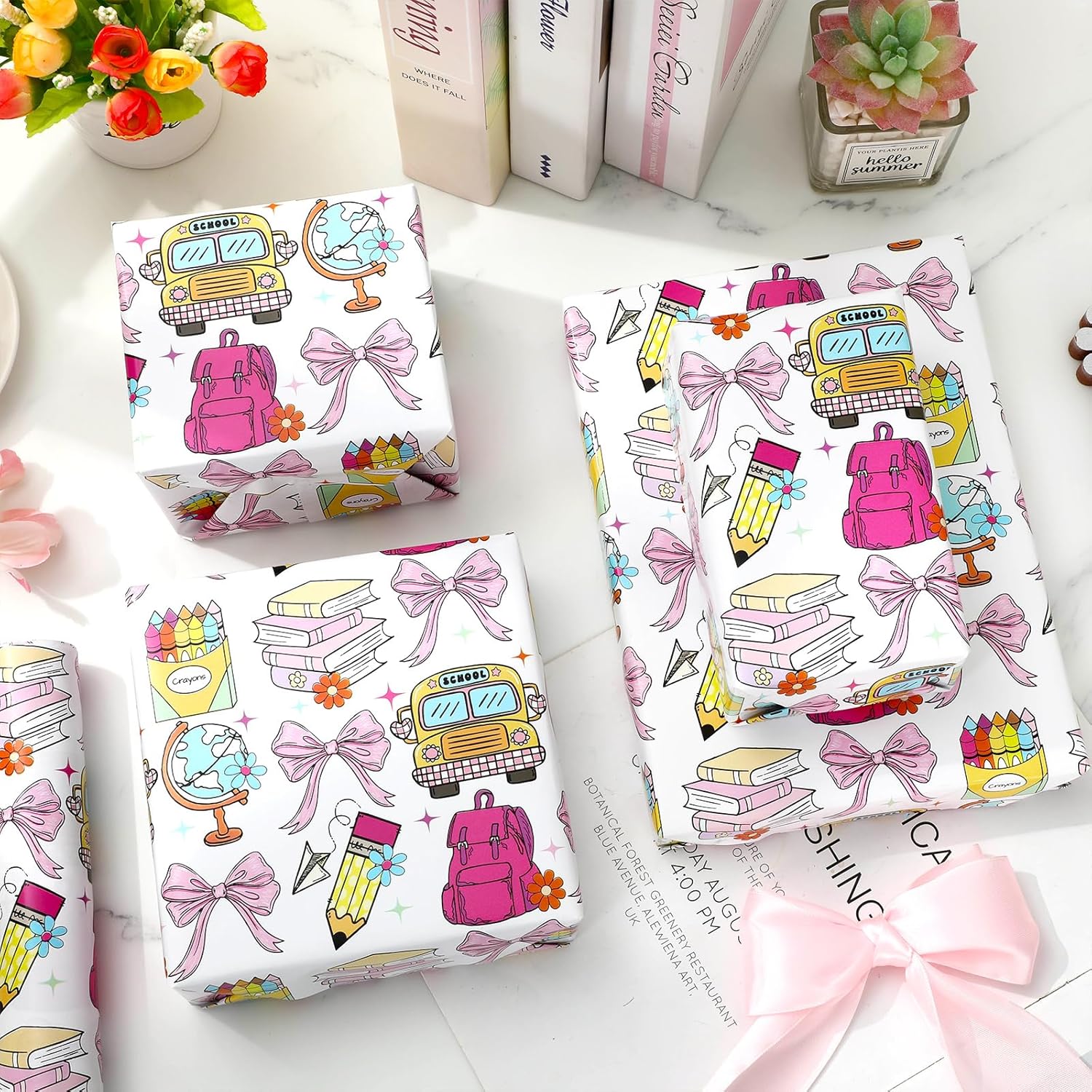 JarThenaAMCS Back to School Wrapping Paper - Image 3